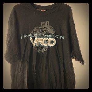 Harley Davidson V-Rod shirt.